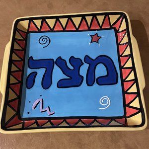 Wynter Rosen Ceramic Matzoh Plate